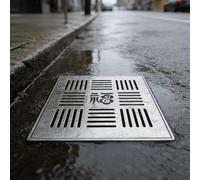 QHZYMX Canal de Drainage Ensemble De Tranchées Drainage - Drain Canal avec Grille, Système pour Cour/Trottoir/passerelles, Couverture Personnalisable pour Canaux D'eaux Pluviales(50x40cm/20x16in)