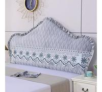 QHZYMX Housse pour tête de lit Housse Protection Tête Lit Anti-poussière, Cache-tête Facile À Entretenir Dommages sur Têtes, Housses Extensibles Faciles Utiliser(H 2.9ft/90cm,L 4.9'/150cm)