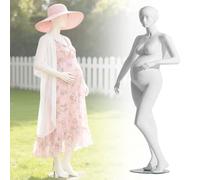 QHZYMX Mannequins Corps Entier Mannequin Femme Entier, 180 Cm, Mannequins Réalistes Enceintes Studio Photographique, Mannequins Femmes Enceintes pour Présenter des Vêtements Maternité(A Style)