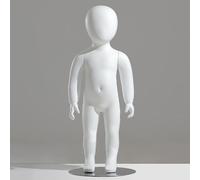 QHZYMX Mannequins Corps Entier Torse Mannequin Petit Enfant La Couture, Mannequins Complets Tout-Petits Blancs avec Base en Métal, D'affichage Robe Commerciale(Typle 6)