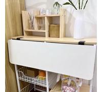 QHZYMX Rallonge de Rebord de fenêtre Planche D'extension Table en Bois Large 8 À 10 Pouces, sans Poinçon, Rallonge Rebord Fenêtre Pince Plantes, Étagère Peu Encombrante(White,24x10/600x250mm)
