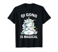 Qi Gong est une licorne magique Qigong méditation chinoise T-Shirt