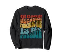 Qi Gong humeur douteuse, drôle sarcastique Vintage Yin Yang Sweatshirt