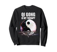 Qi Gong is My Therapy Tai Chi Exercice de Respiration Pleine Conscience Sweatshirt