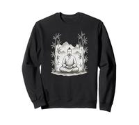 Qi Gong Meditation Style Encre Chinoise Art Zen Minimaliste Sweatshirt