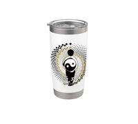 Qi Gong - Yin Yang, Tai Chi, Qigong Gobelet isotherme en acier inoxydable double paroi