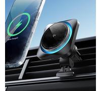 Qi2 15w Magsafe Car Phone Holder With Cryoboost, Wireless Magsafe Car Charger, Magnetic Phone Holder For Iphone 16/15/14/13/12, Galaxy S25, Fast Cooling Charger