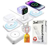 Qi2 Certified Wireless Charger 15w - 3 In 1 Charger Compatible Iphone - Iphone 15 14 Pro Max 13 12 11 - Watch Ultra 9 8 7 6 5 4 3 2 Se - Airpods 3 2 Pro 20w Usb C Charger With