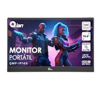 Qian Moniteur Portable IPS Full HD 15,6" à 60 Hz 1920 × 1080 avec Support, Deux Haut-parleurs, secondaire écran pc Ultra Fin pour Ordinateur Portable/PC/Mac/PS3/4/5/Xbox