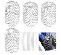 QIANAI Filet Anti Feuilles Gouttiere, Crapaudine Gouttière Filtre Gouttieres, Grille Gouttière Anti Feuilles, Gardes Gouttière Maison, Protege Gouttiere Contre Feuilles, Protections Gouttières Métal