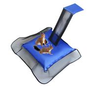 QIANAI Rampe Sauvetage Piscine Animaux, Rampe d'Évacuation pour Piscine, Gonflable Rampe d'Évasion Sauvetage, Piscine Gonflable Rampe d'Évasion, Sauvetage Grenouille Canard Tamia Autres Animaux (Bleu)