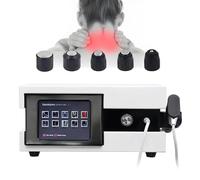 QianCruxtacy Appareil Professionnel de Thérapie par Ondes de Choc Extracorporelles pour Dysfonction Érectile et Douleur, 5 Têtes, Écran Tactile, Énergie Réglable 8/10 Bar B