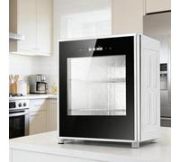 QianCruxtacy étuvage électrique 40 L, Contrôle Précis De La Température (20-50 °c) Et De L'humidité (60-90% HR), Double Affichage Numérique, Chauffage Uniforme pour Levain, Pizzas Et Pain Artisanal