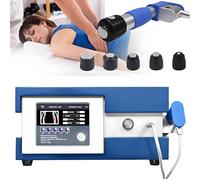QianCruxtacy Focus Shock Wave Therapy Machine, Machine Avancée De Thérapie par Ondes De Choc Extracorporelles pour Le Traitement Ed Et L'atténuation De La Cellulite, 5 Têtes De Massage