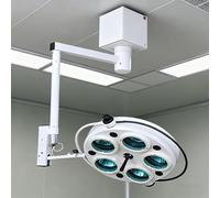 QianCruxtacy Lampe D'examen Médical à LED à 5 Trous, Réglage De Luminosité Progressif, Rotation 360° Médicale, Luminosité Réglable 50 000 à 100 000 Lux, pour Interventions Médicales Spécialisées