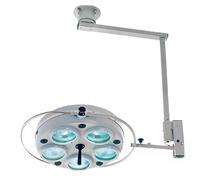 QianCruxtacy Lampe Médicale Professionnelle à LED, Lampe D'examen Médical à 5 Trous, Rotation 360° Médicale, Luminosité Réglable 50 000 à 100 000 Lux, Adaptée Aux Salles D'opération Et Cabinets