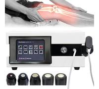 QianCruxtacy Machine à Ondes de Choc Extracorporelles pour Le Traitement de la DE et Le Soulagement de la Douleur, 5 Têtes de Massage, Appareil de Physiothérapie Adapté à la Maison A