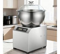 QianCruxtacy Pétrin Électrique Double Rotation, Professionnel Mélangeur à Pâte avec Minuterie 30 Min, Mélangeur à Pâte 5KG/8KG avec Bol Amovible, Facile à Nettoyer, pour Boulangeries Pizzerias 8kg