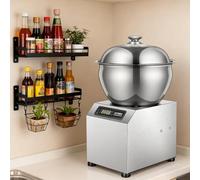 QianCruxtacy Pétrin Professionnel 5KG/8KG, Mélangeur à Pâte, Fonctionnement Simple à 1 Bouton, Structure en Acier Inoxydable Durable, Nettoyage Facile, Idéal pour Débutants et Experts 8kg