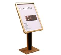 QianCruxtacy Porte-Affiche Publicitaire sur Pied Gold-50 * 70
