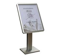 QianCruxtacy Porte-Affiche Publicitaire sur Pied Silver-50 * 70