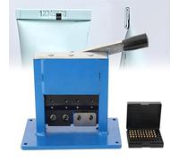 QianCruxtacy Sertisseuse Manuelle Heavy Duty avec Codeur de Date et Lettres - Équipement Complet pour Scellage de Tubes Cosmétiques, Pharmaceutiques et Alimentaires