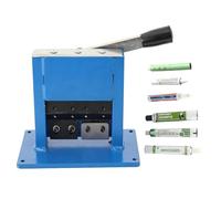 QianCruxtacy Sertisseuse Manuelle Industrielle avec Système de Codage Intégré, pour Tubes Aluminium, Poignée Ergonomique, Convient aux Industries Alimentaires et Cosmétiques