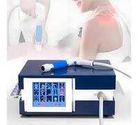 QianCruxtacy Shock Wave Therapy Device Machine, Appareil De Thérapie Ed par Ondes De Choc avec 5 Têtes De Massage, pour Une Amélioration Durable De La Circulation Sanguine Et La Santé Masculine