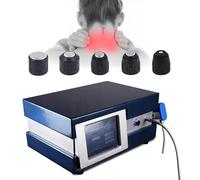 QianCruxtacy Système Complet De Thérapie par Ondes, équipé De 5 Têtes De Massage Interchangeables, pour Le Traitement De La Dysfonction érectile Et Le Soulagement des Douleurs Articulaires