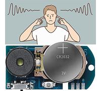 Qianderer Pranks for Adultes, Hidden Annoying Pranks Mini PCB Stimulate Noise Maker, Bip Annoying Drôle Bureau Prank for Adultes (1PC)