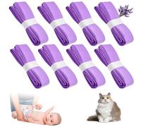 qianduoduo Lot de 8 cartouches de recharge de 4,5 m pour poubelles à couches, respectueuses de l'environnement, anti-odeurs, compatibles avec Angelcare, Litter Locker, LittyCat, Chicco, pour germes