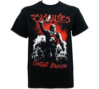 QIANFANGHUI The Casualties Constant Struggle Men T-Shirt Black L