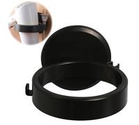 QianFenShi Support Seche Cheveux,Porte Seche Cheveux sans Percage,Porte Seche Cheveux Mural,Porte Seche Cheveux,Support de Sèche-Cheveux Autocollant sans Percer,pour Salle de Bain Et Toilettes(Noir)