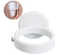 QianFenShi Support Seche Cheveux,Porte Seche Cheveux sans Percage,Porte Seche Cheveux Mural,Porte Seche Cheveux,Support de Sèche-Cheveux Autocollant sans Percer,pour Salle de Bain Et Toilettes(Blanc)