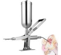 Qiang 5L Machine à Beignets Professionnelle Injecteur De Crème Distributeur De Confiture Et Remplisseuse De Pâte en Acier Inoxydable,avec 4 Buses Et Une Précision De Remplissage ± 1 G