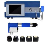 Qiang Appareil physiothérapie Ondes Choc électriques 350W,Machine thérapie par Ondes Choc extracorporelles,soulagement douleurs dorsales et dysfonction érectile,5 têtes Massage,écran HD