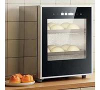 Qiang Armoire Fermentation du Pain Électrique 40L Grande Capacité, Boîte De Levée De Pâte avec 2 Grilles,pour Boulangerie Maison,Contrôle Précis Humidité et Température