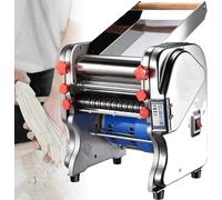 Qiang électrique Machine à Pâtes Acier Inoxydable Laminoir a Pate avec 9 Niveaux D'épaisseur Réglables Et 2 Lames,pour Fraîches Nouilles,Spaghettis,Lasagnes,FKM-240