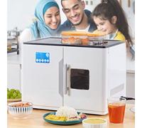 Qiang électrique Roti Baker Robot Flatbread Tortilla Machine Fabrication Chapati Entièrement Automatique Roti Maker Production en Un Clic,pour Maison,Commerce,Restaurants,Cantines,Etc