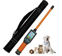 Qiang Lecteur RFID Universel Portable Identification Animale, Appareil Lecture micropuce avec écran LCD, Double fréquence Compatible Tous Tags pour Animaux de Compagnie et bétail