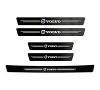 QIANGFAFA 5 Pièces Protection Seuil de Porte de Voiture pour Volvo V40 Cross Country 2016-2020, Carbone Fibre Film Protecteur de Seuil Porte de Voi Contre Les Rayures