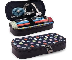 Qiangq Garçons Filles Grande Capacité Stylo Sac Avec Fermeture À Glissière, Durable Compact Japonais Anime D.Gray-Man Allen Walker Pouch Box, Vintage Stationery Pencil Pouch For College Office School