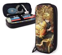 Qiangq Grande Capacité Double Fermeture Éclair Faux Love_Bts Étui À Crayons Stylo Sac Boîte Pochette Titulaire Fournitures Scolaires Et De Bureau 8.3x3.5x2 (Pouce) Bleu