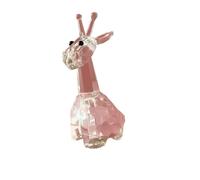 QIANGYTHENKO Presse-papier en verre en forme de girafe pour centre de table, décoration d'intérieur, cadeaux