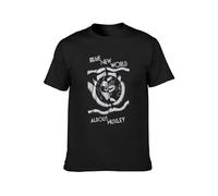 QIANHANTANG Aldohuxley Brave New World 1St Edition Cover Literature Unisex 100% Cotton Short-Sleeve T-Shirts Black M