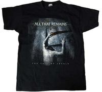 QIANHANTANG All That Remains The Fall of Ideals 2006 Album Cover Unisex 100% Cotton Short-Sleeve T-Shirts Black XL