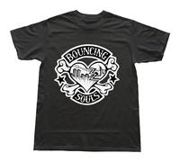 QIANHANTANG Artist Normal Fit The Bouncing Souls Unisex 100% Cotton Short-Sleeve T-Shirts Black XXXL