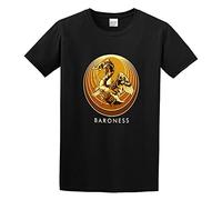 QIANHANTANG John Baizley Baroness Poster Unisex 100% Cotton Short-Sleeve T-Shirts Black XL