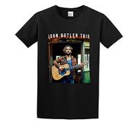 QIANHANTANG John Butler Trio Unisex 100% Cotton Short-Sleeve T-Shirts Black XL