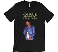 QIANHANTANG Keni Burke Risin' to The Top Give IT You GOT 70'S Soul-Funk VNTG Raptee Unisex 100% Cotton Short-Sleeve T-Shirts Black M
